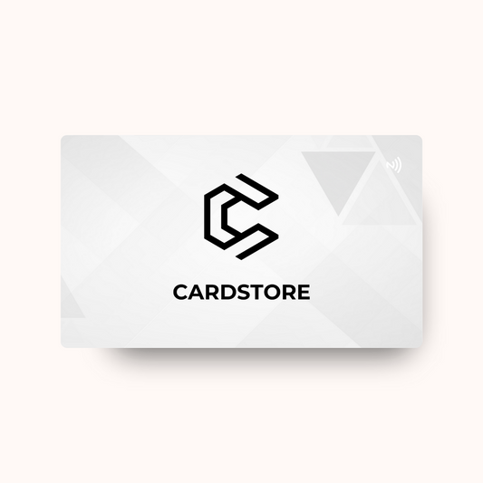 NFC Business Cards | Cardstore | WHITE SMART PVC NFC Digital Business Cards | NFC Card (CP1003)