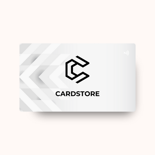 NFC Business Cards | Cardstore | WHITE SMART PVC NFC Digital Business Cards | NFC Card (CP1004)