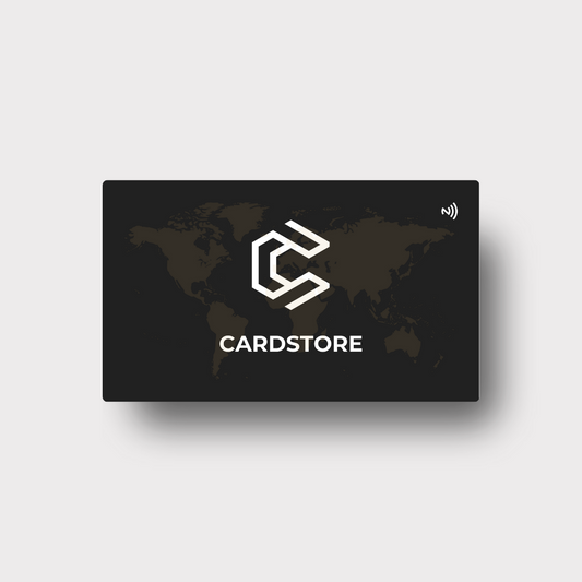 NFC Business Cards | Cardstore | BLACK SMART PVC NFC Digital Business Cards | NFC Card (CP1013)