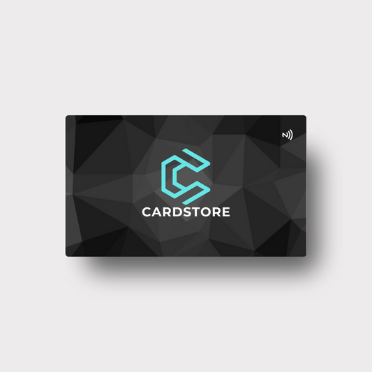 NFC Business Cards | Cardstore  BLACK SMART PVC NFC Digital Business Cards | NFC Card (CP1007)