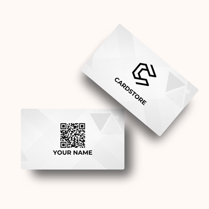 NFC Business Cards | Cardstore | WHITE SMART PVC NFC Digital Business Cards | NFC Card (CP1003)