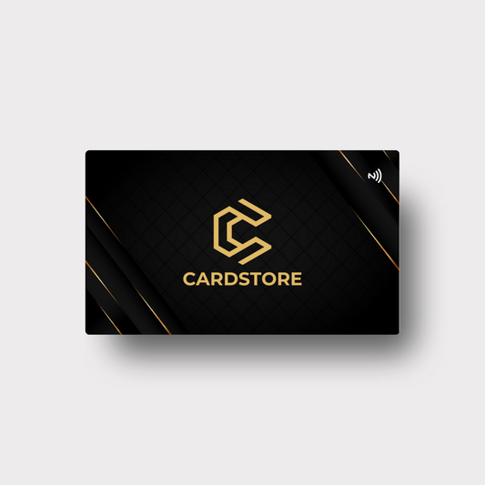 NFC Business Cards | Cardstore | BLACK SMART PVC NFC Digital Business Cards | NFC Card (CP1006)